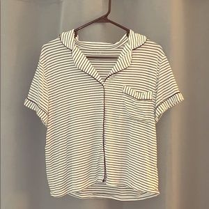 Aerie Striped Pajama Top